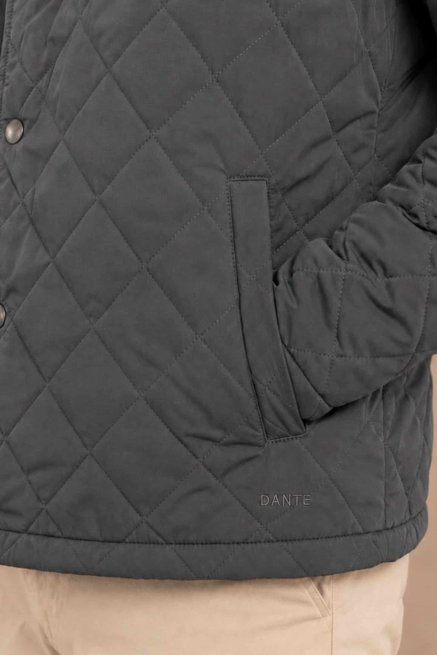 Chaqueta Alcolchada Rombos Gris - miniatura 5
