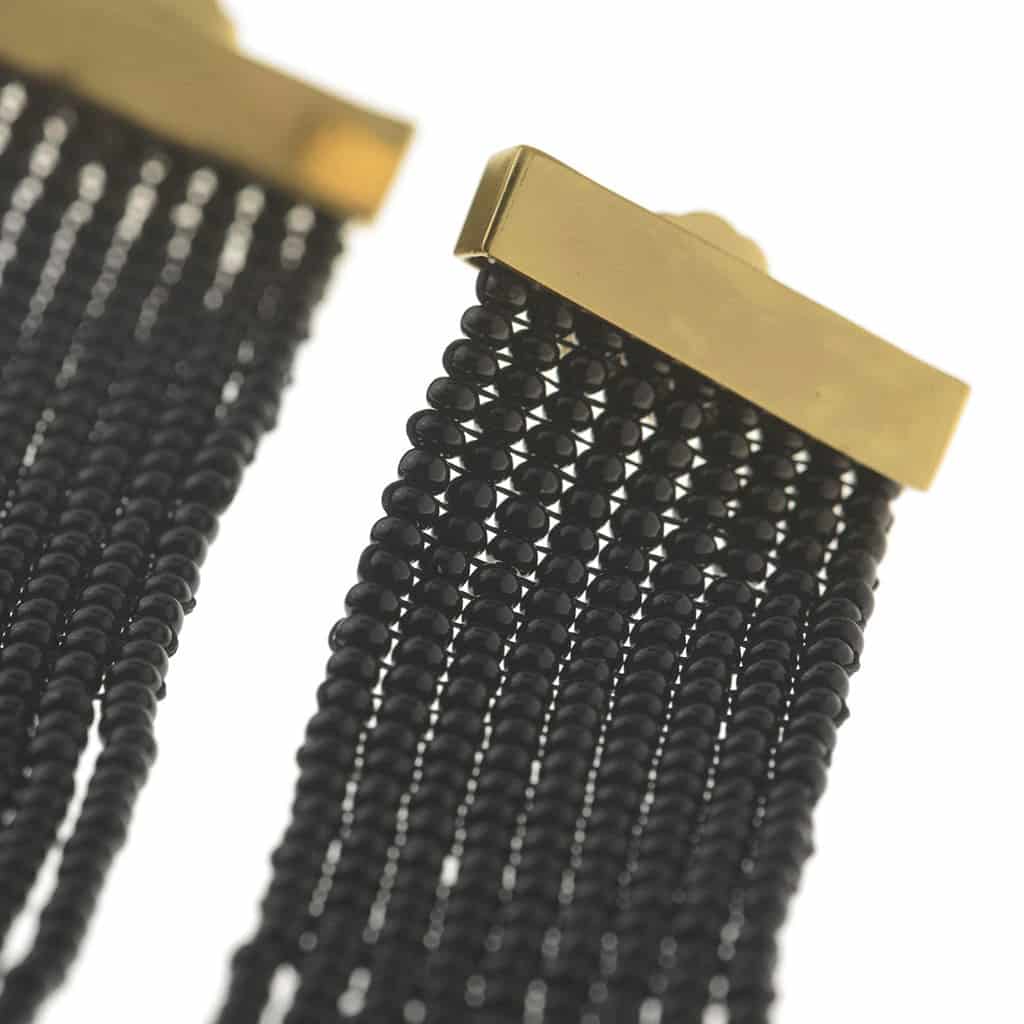 Nubia Earrings Black - miniatura 3