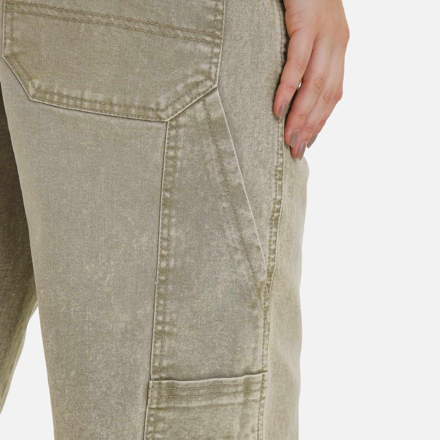 Classic Fit Jort Olive - miniatura 8