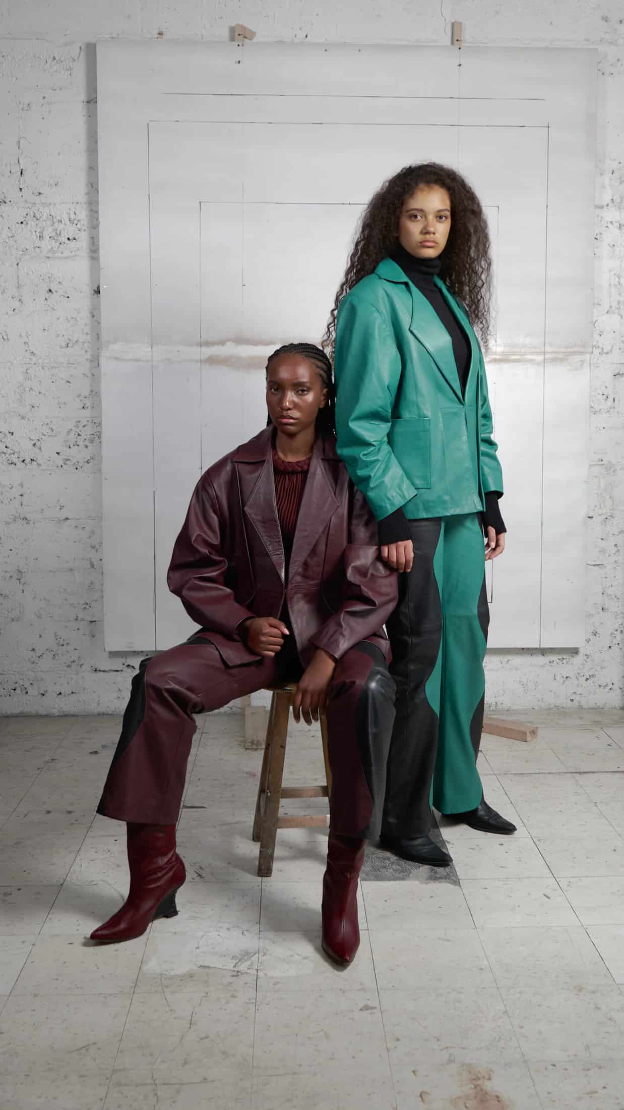 FURROWS LEATHER BLAZER - miniatura 8