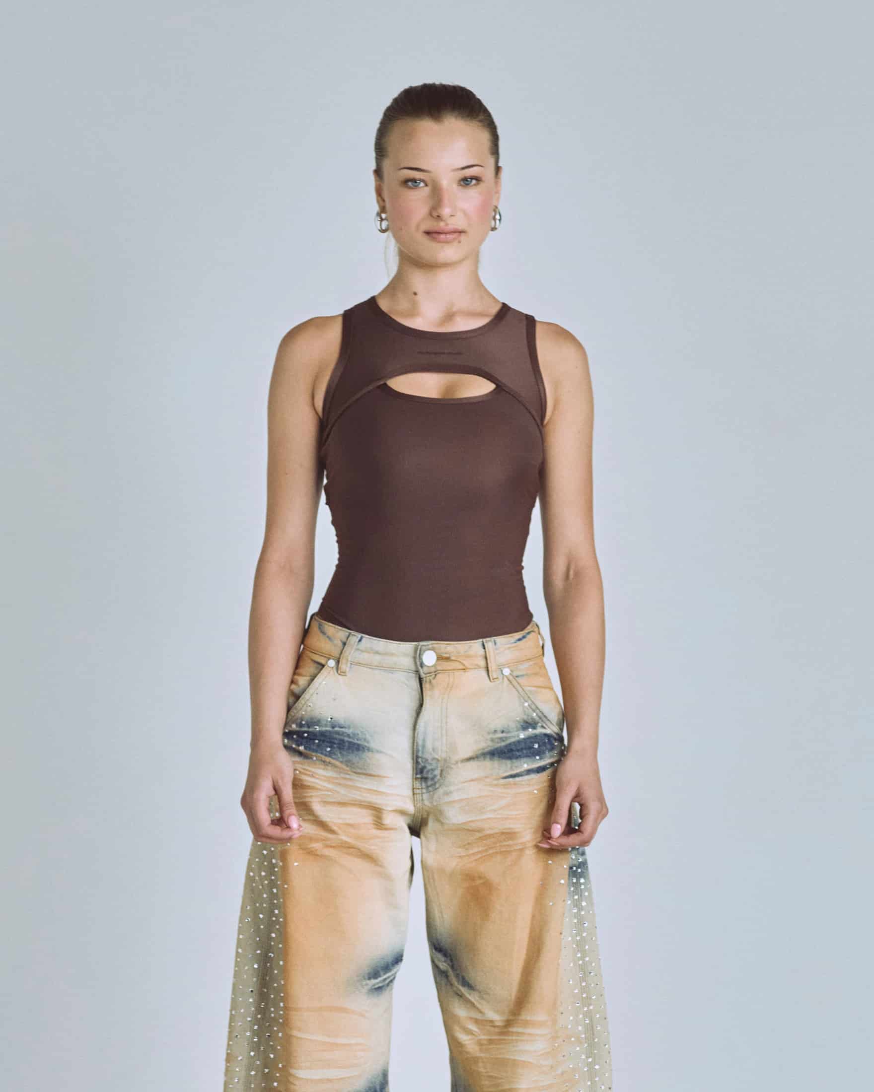 Basics Oval Bodysuit Afogato - miniatura 2