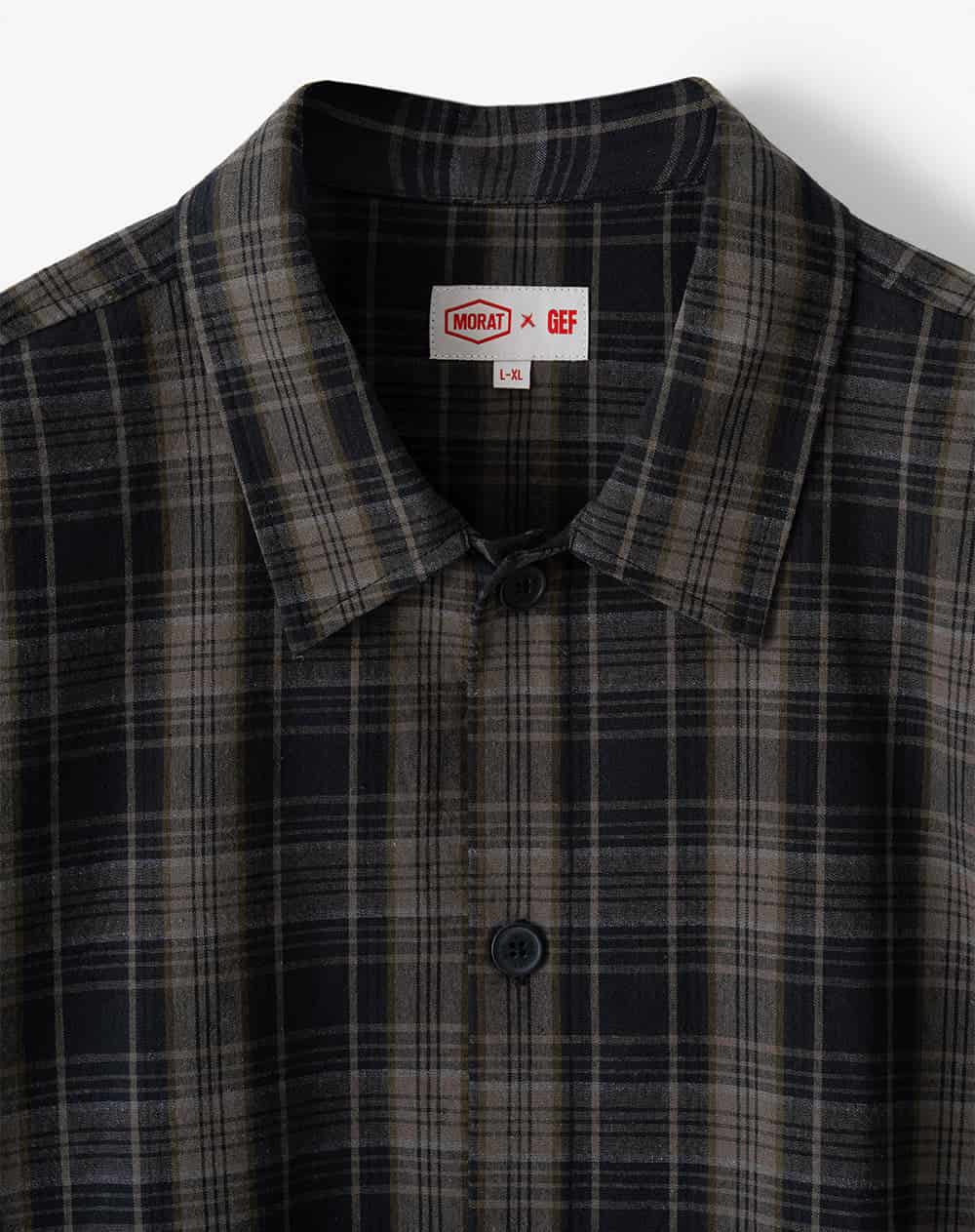 Camisa overshirt cuadros unisex GEF | MORAT - miniatura 9
