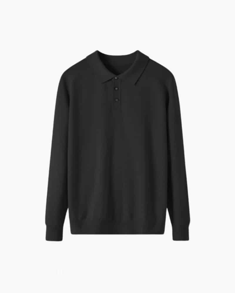 100% Premium Wool Polo - miniatura 5