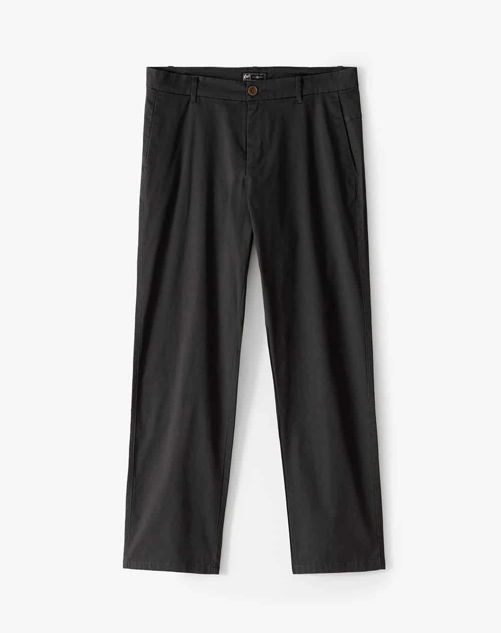 Pantalón regular tiro medio gris oscuro hombre - miniatura 6