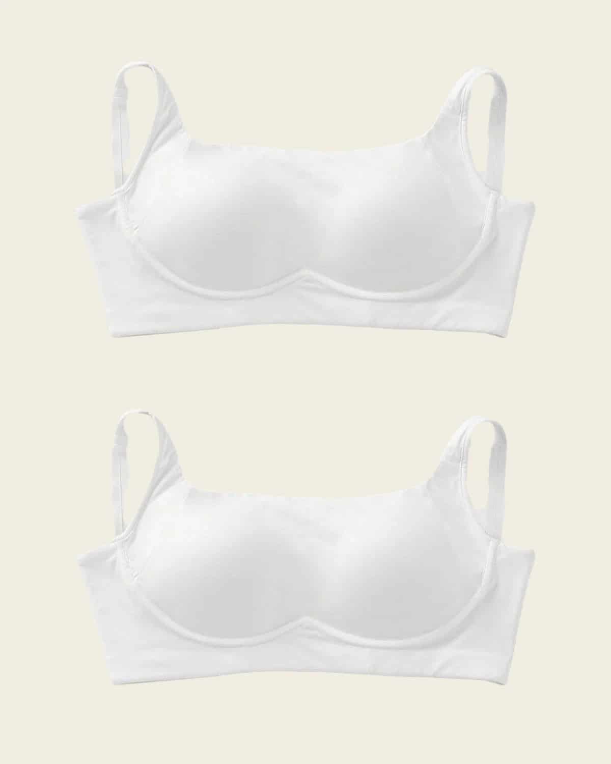 2-Pack Everyday Wireless Support Bras - miniatura 4
