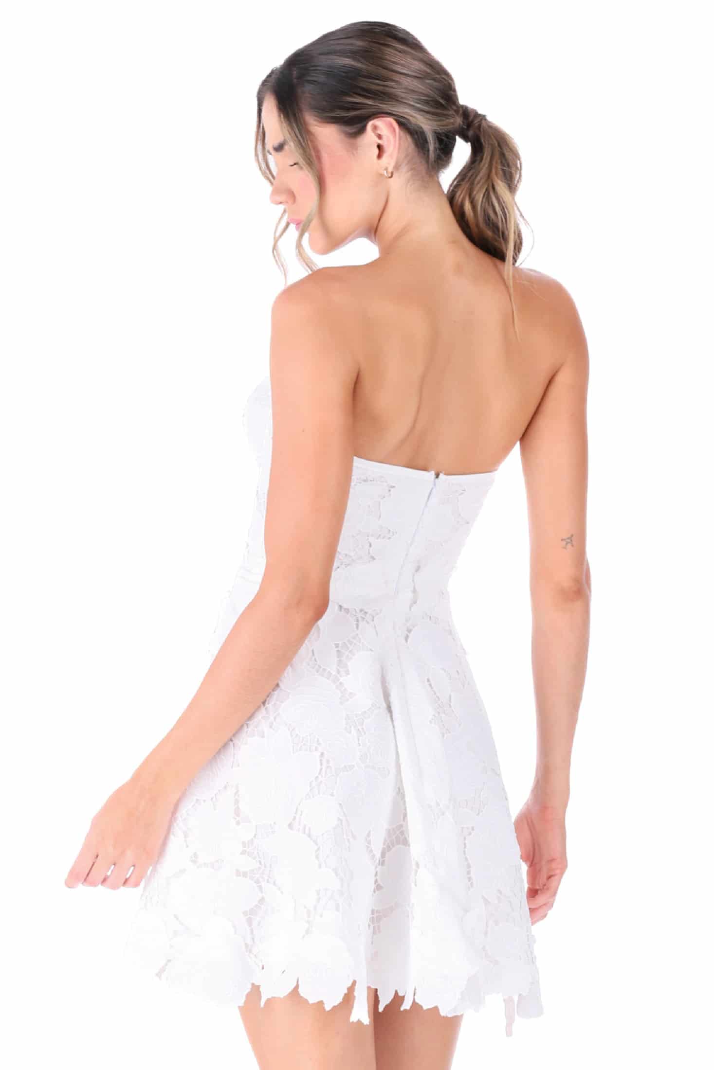 VESTIDO ELLIPSE AURA CRUDO - miniatura 2