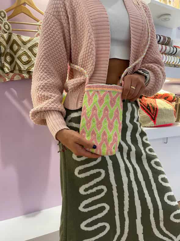 Makki Mini Wayuu Crossbody Bag - Lemon - miniatura 4
