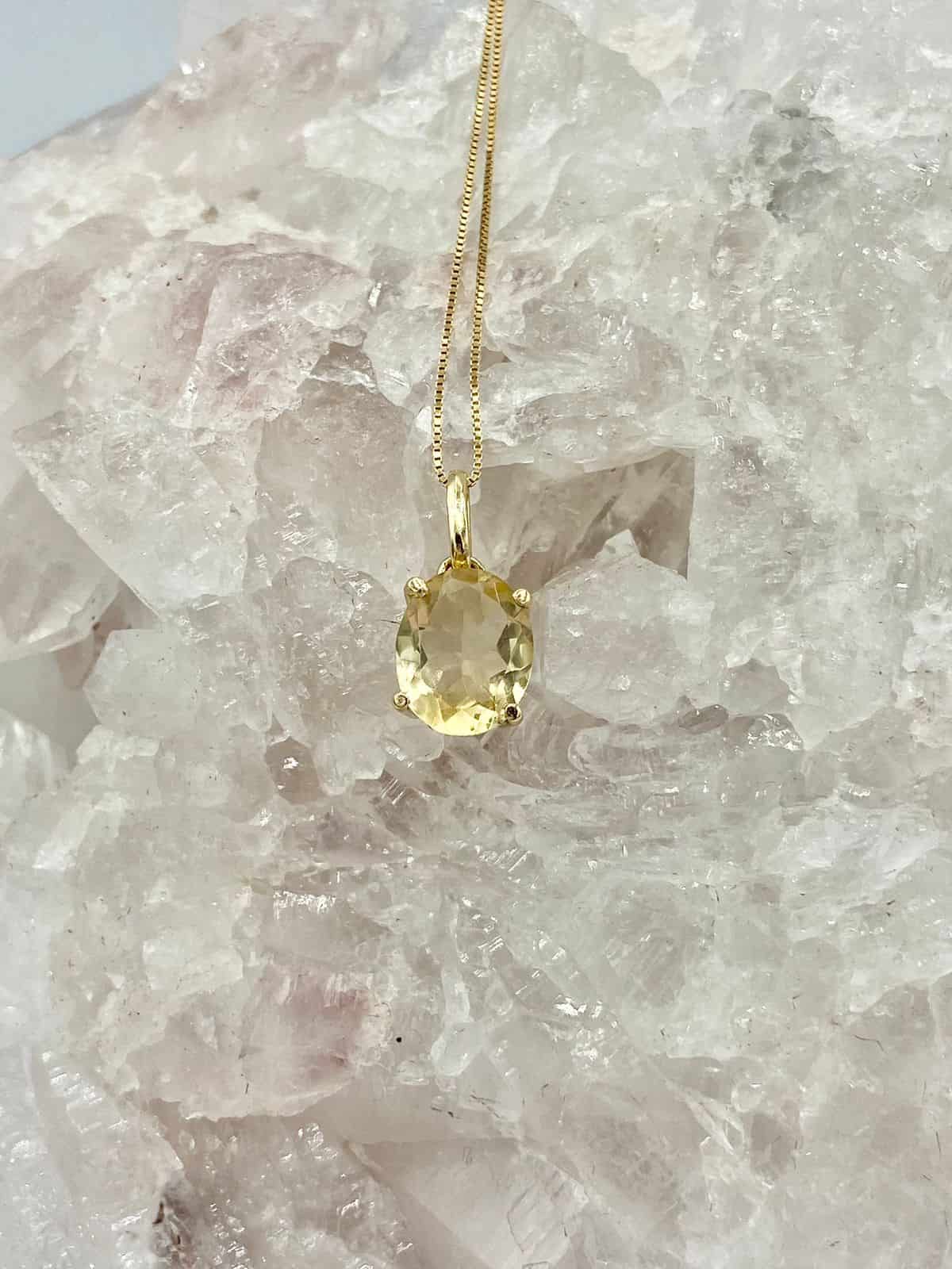 Aretes Citrino Oro 18K - miniatura 3