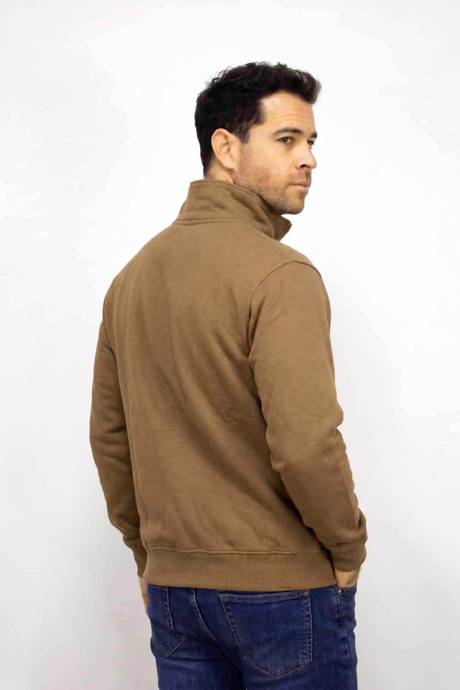Saco café con Cremallera para hombre - miniatura 3