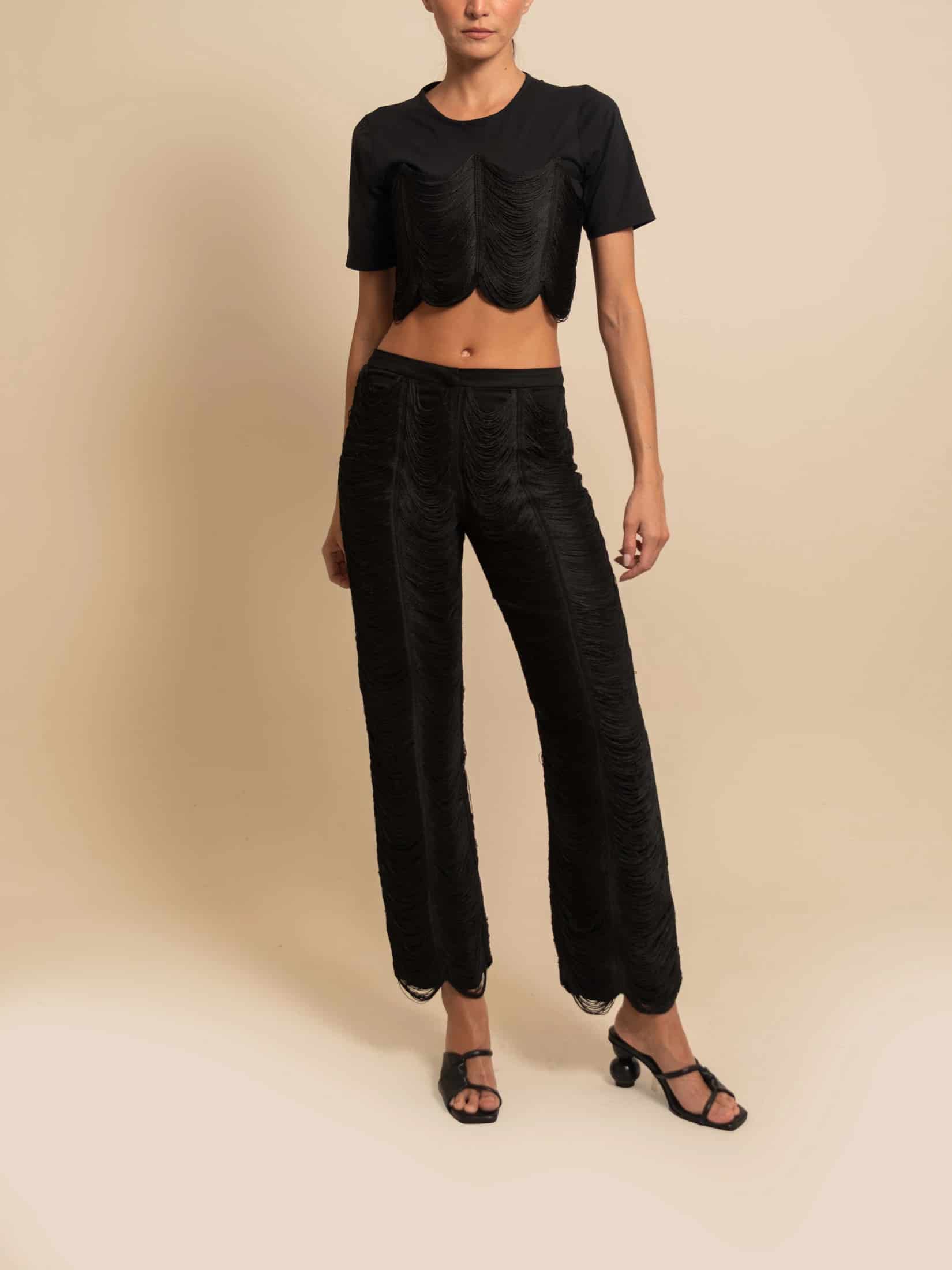 SIMONE PANT BLACK - miniatura 1