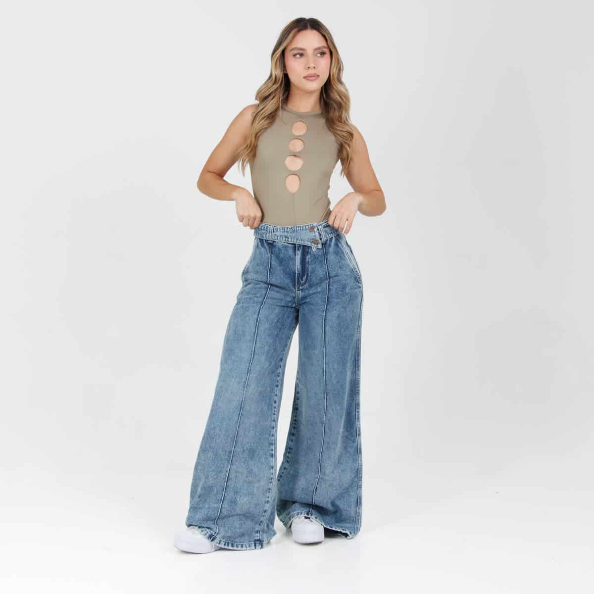 Jean Axspen Wide Leg Ax-2939 Rigido - miniatura 2