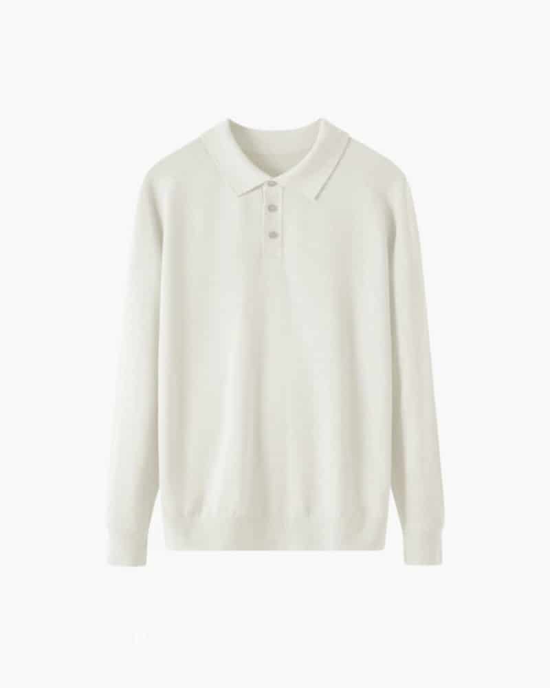 100% Premium Wool Polo - miniatura 7