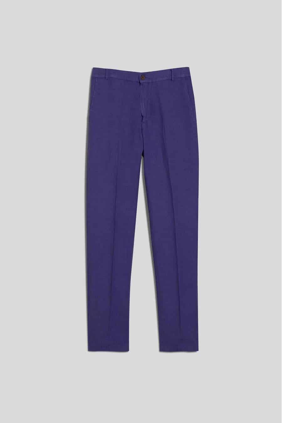 Men's linen pants grape donato - miniatura 1
