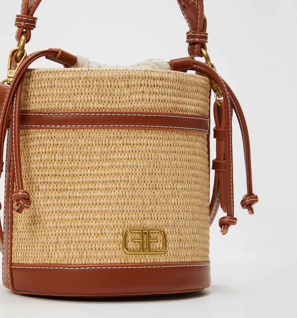 Bolso orgánico combinación de materiales - miniatura 2