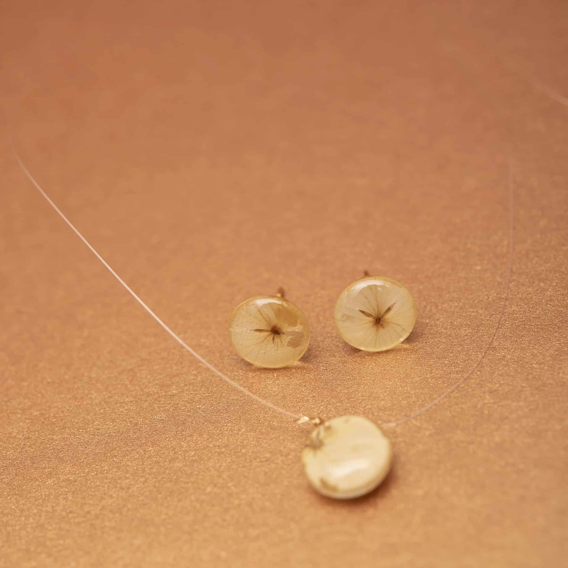 Set topo y collar mini flor - miniatura 5