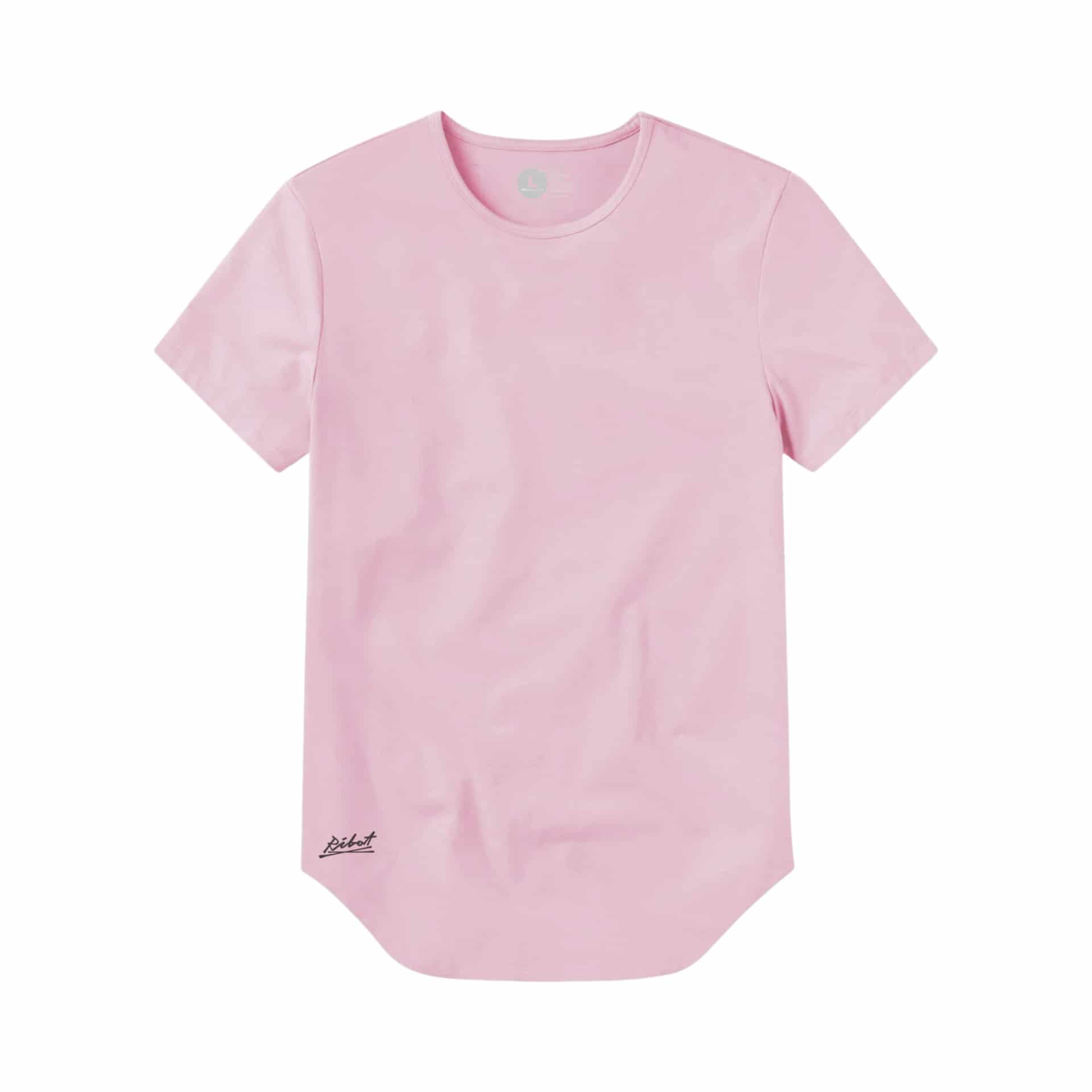 Camiseta Básica Curve Rosado - miniatura 2