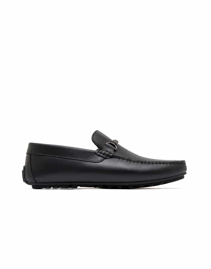 Mocasín casual para hombre en cuero con herraje REF 02GALACIA - miniatura 1