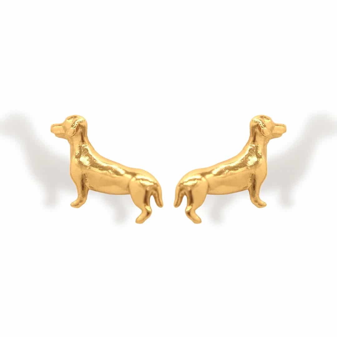 Aretes de Perros Salchichas - miniatura 2