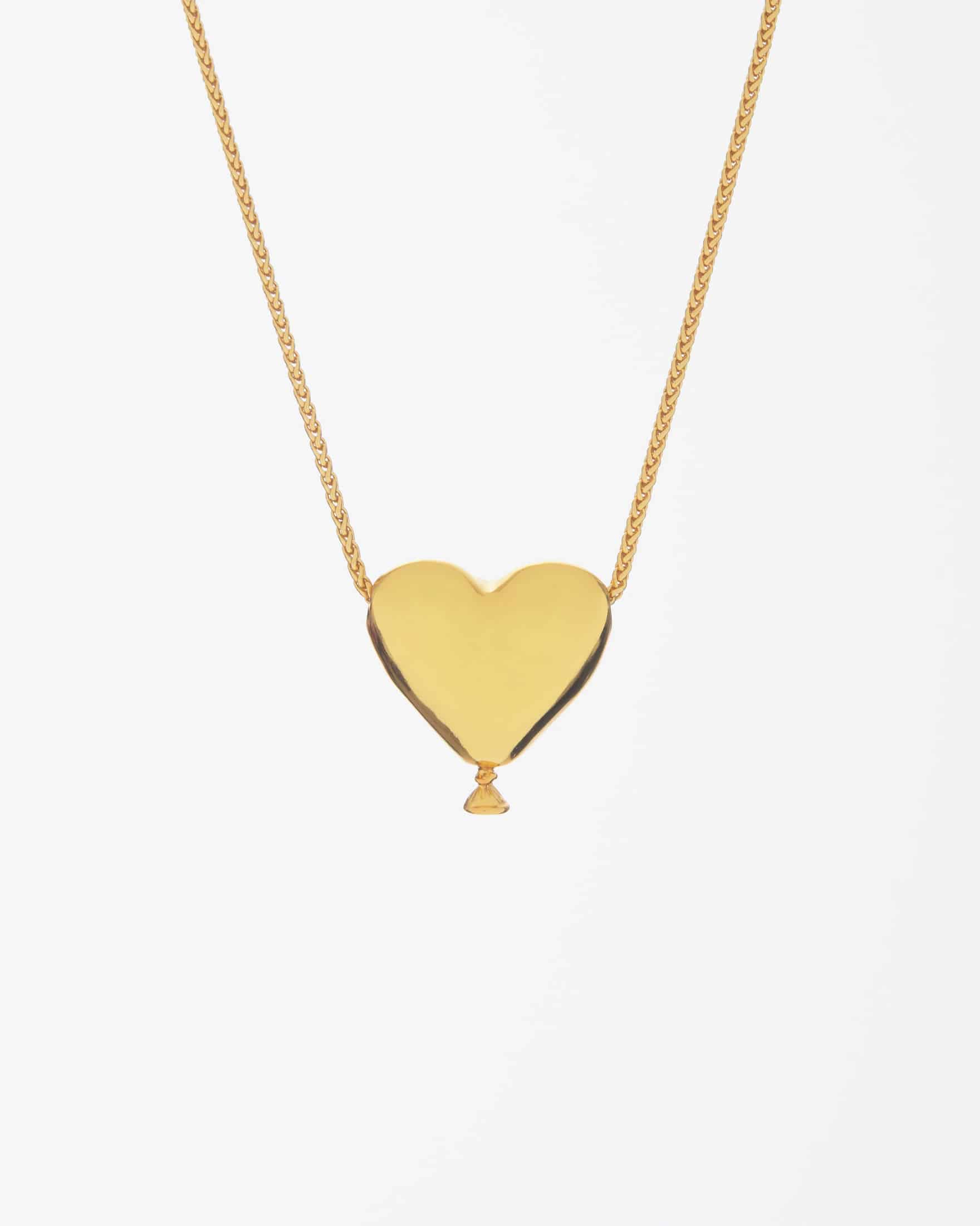 Collar Maxi Corazón + Aretes - miniatura 1