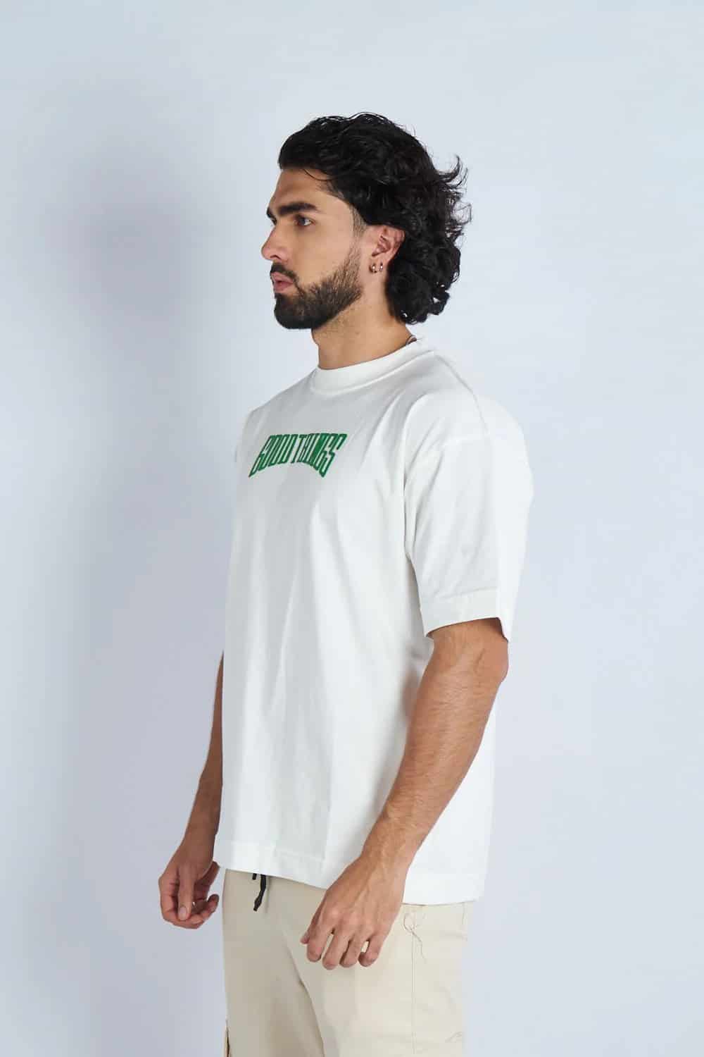 Camiseta oversize estampada Good Things Marfil| DROP 03 | - miniatura 8