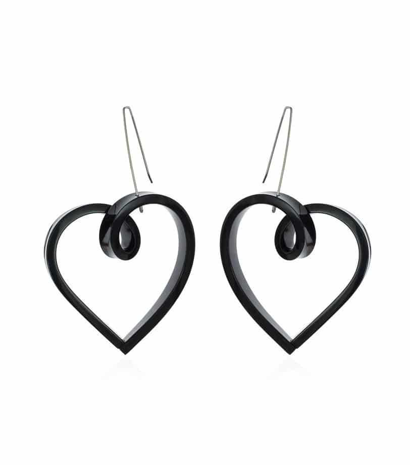 Aretes Corazón Infinito Grande - miniatura 9