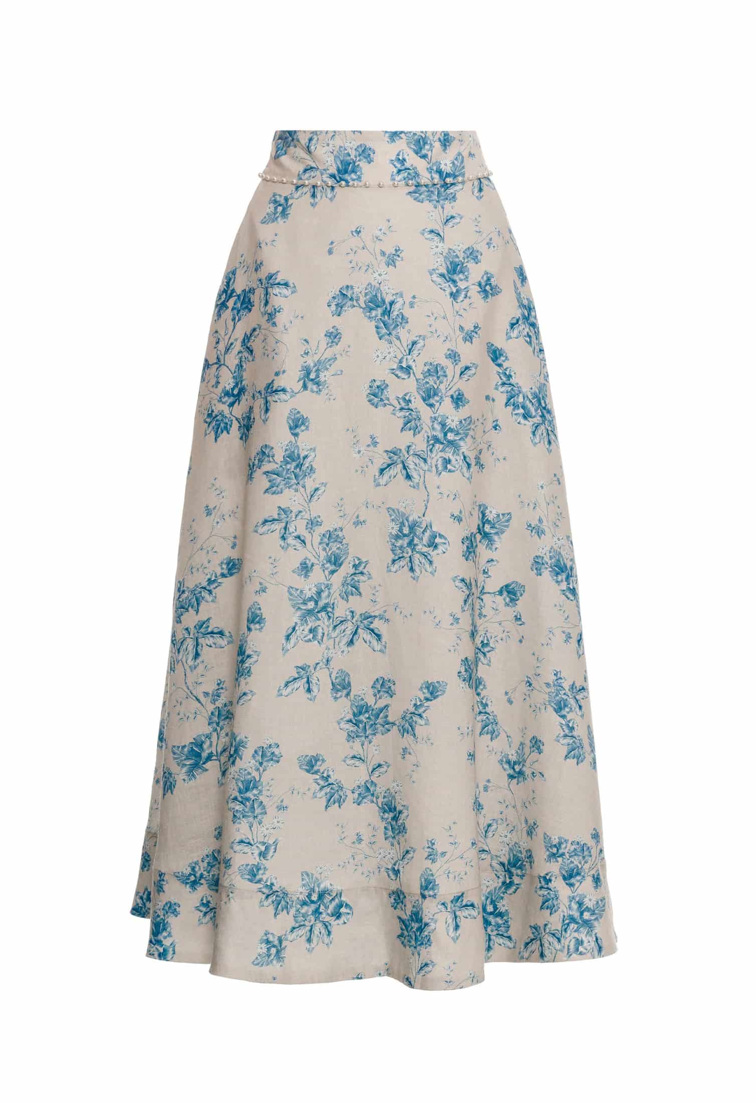 Bergamota Bougainvillea Maxi Skirt - miniatura 5