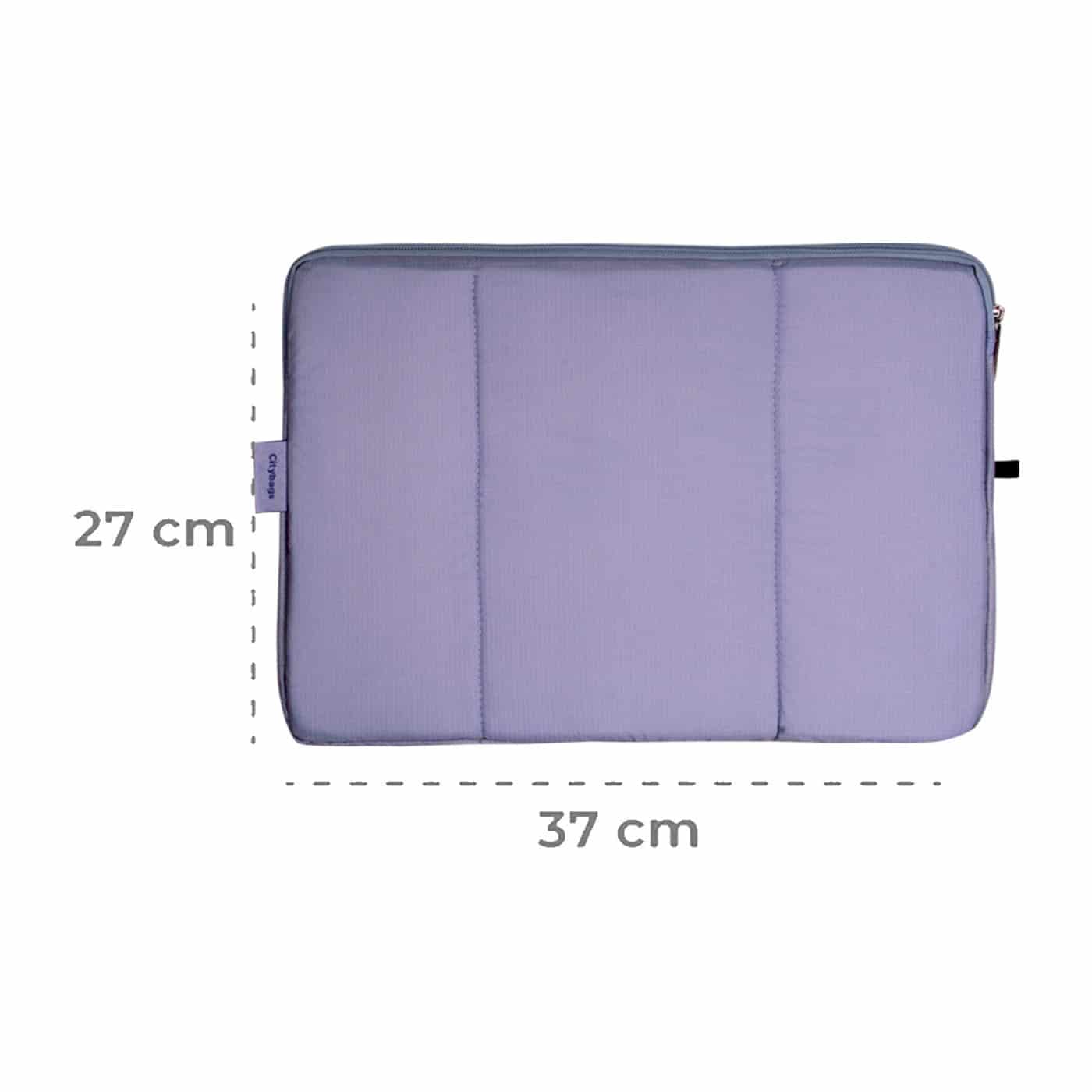Estuche Laptop Grande Citybags Morado Lila 37x27x2cm - miniatura 2