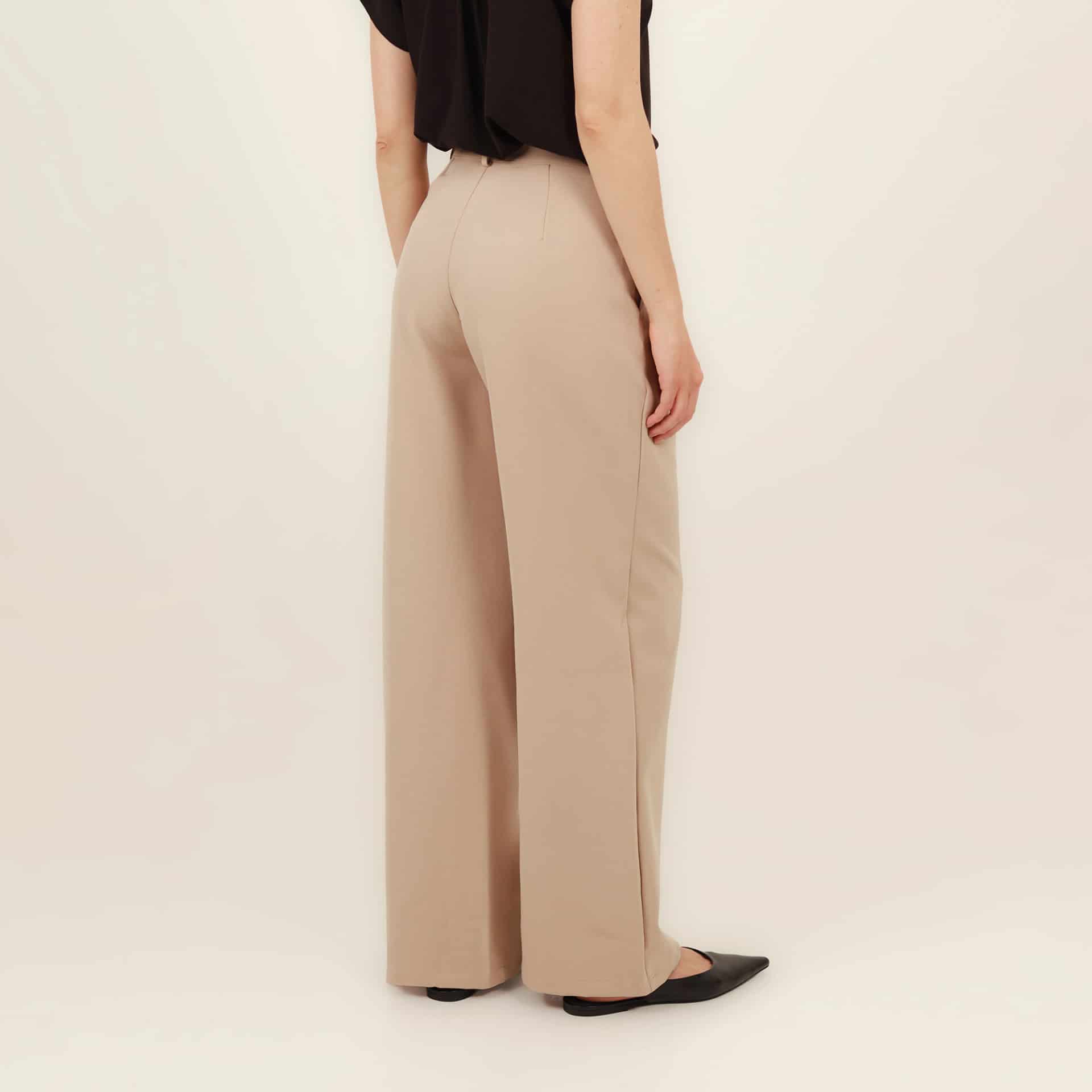 Pantalón rectobásico con pinzas - miniatura 3