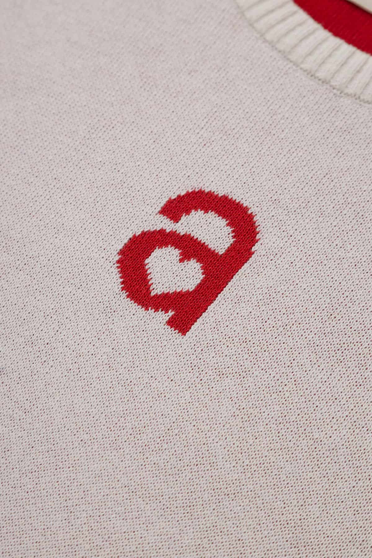MONOGRAM SWEATER IVORY - miniatura 4