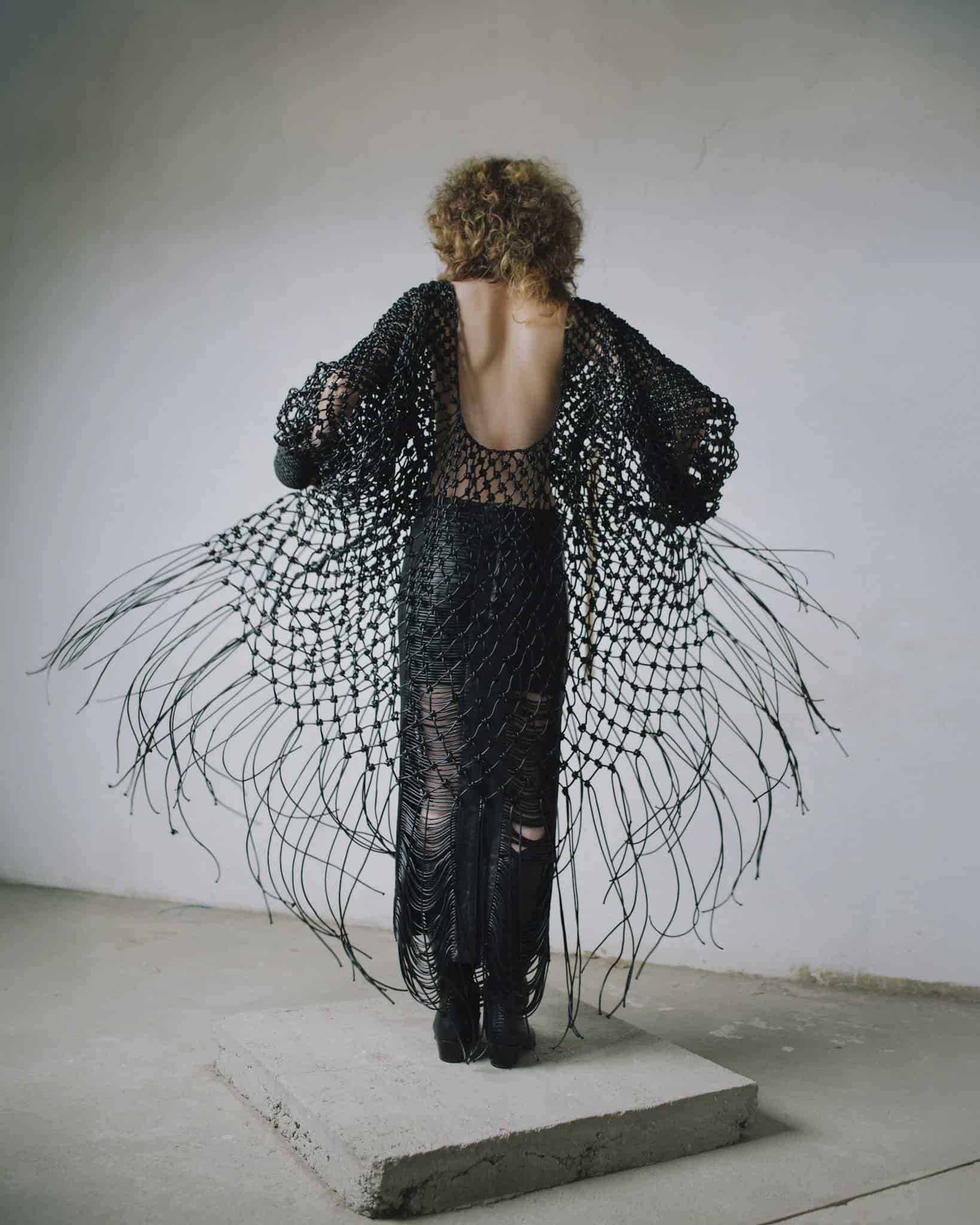 MACRAME MESH SHIRT - miniatura 4
