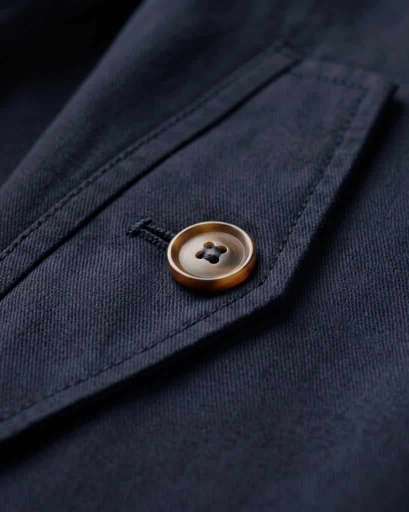 Chaqueta Harrington - Gabardina Azul - miniatura 4