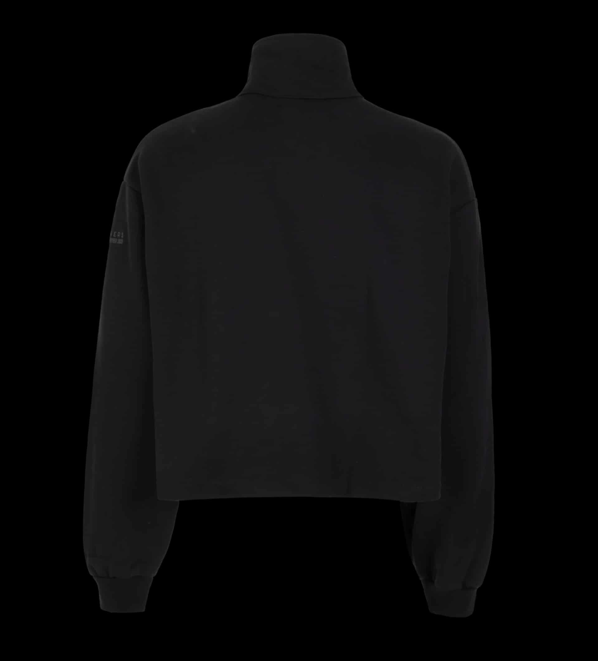 MONOGRAM ZIPPER BLACK SWEATER - miniatura 4