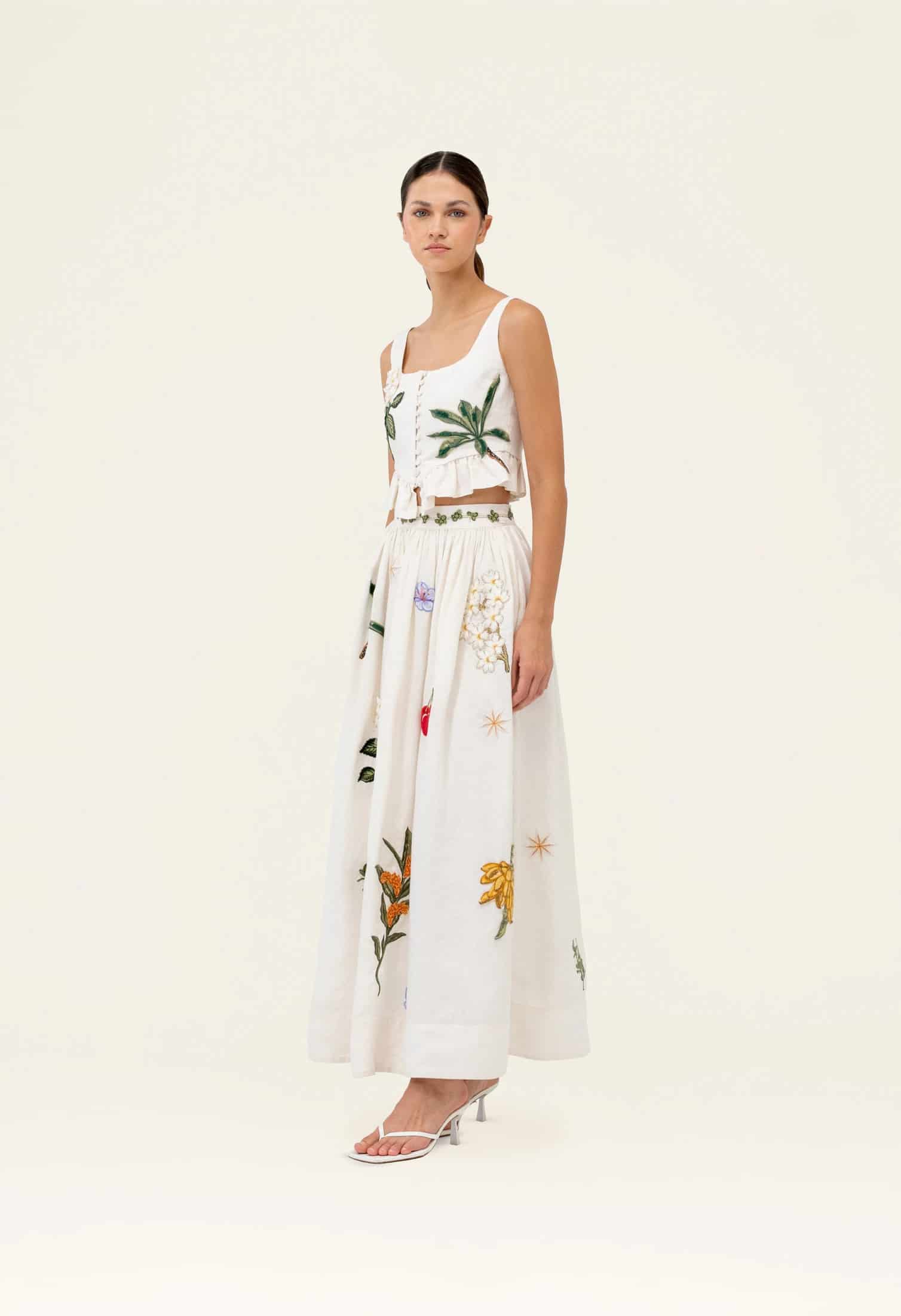 Tangelo Wild Maxi Skirt - miniatura 1