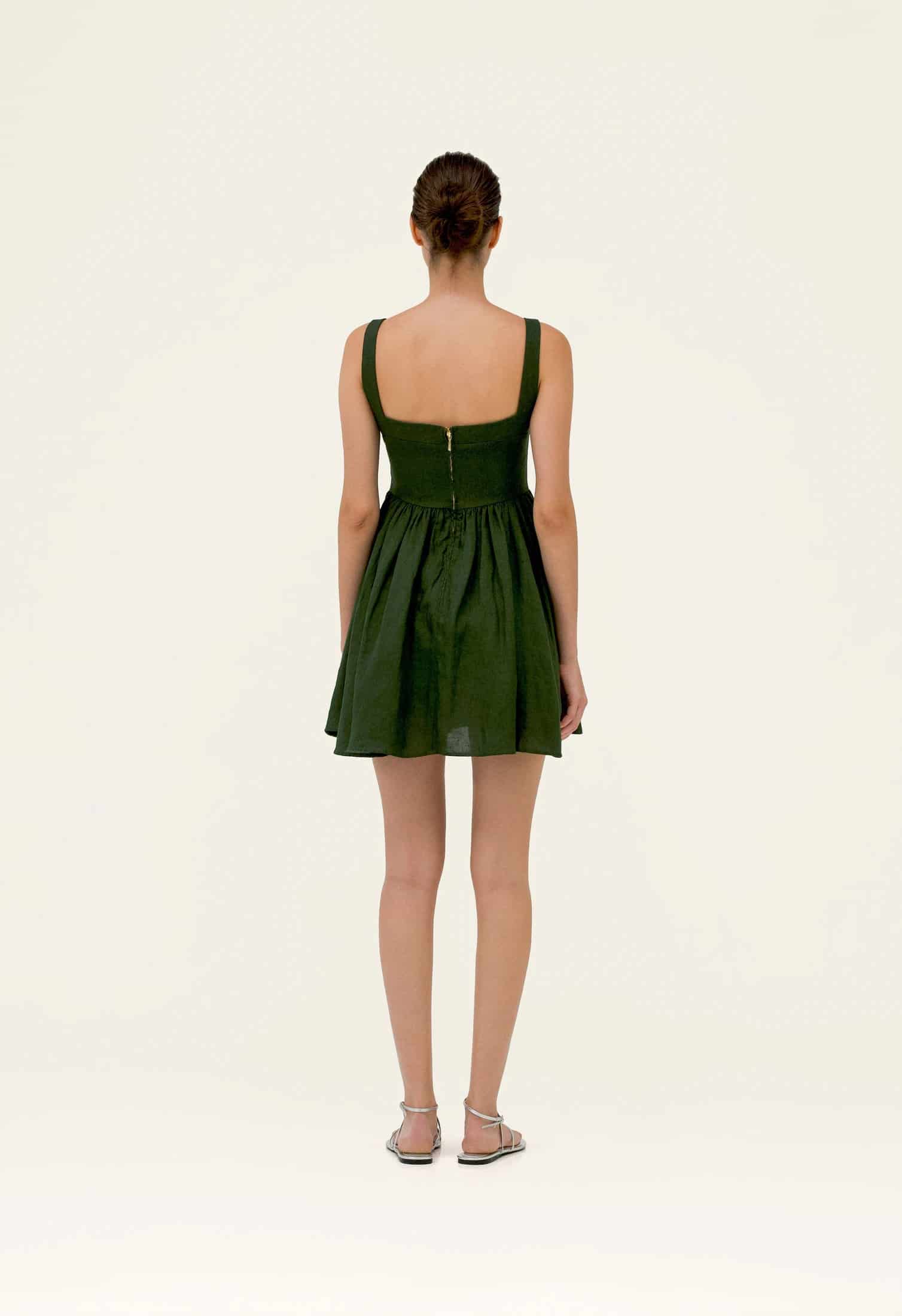 Hierbabuena Gardenia Mini Dress - miniatura 4