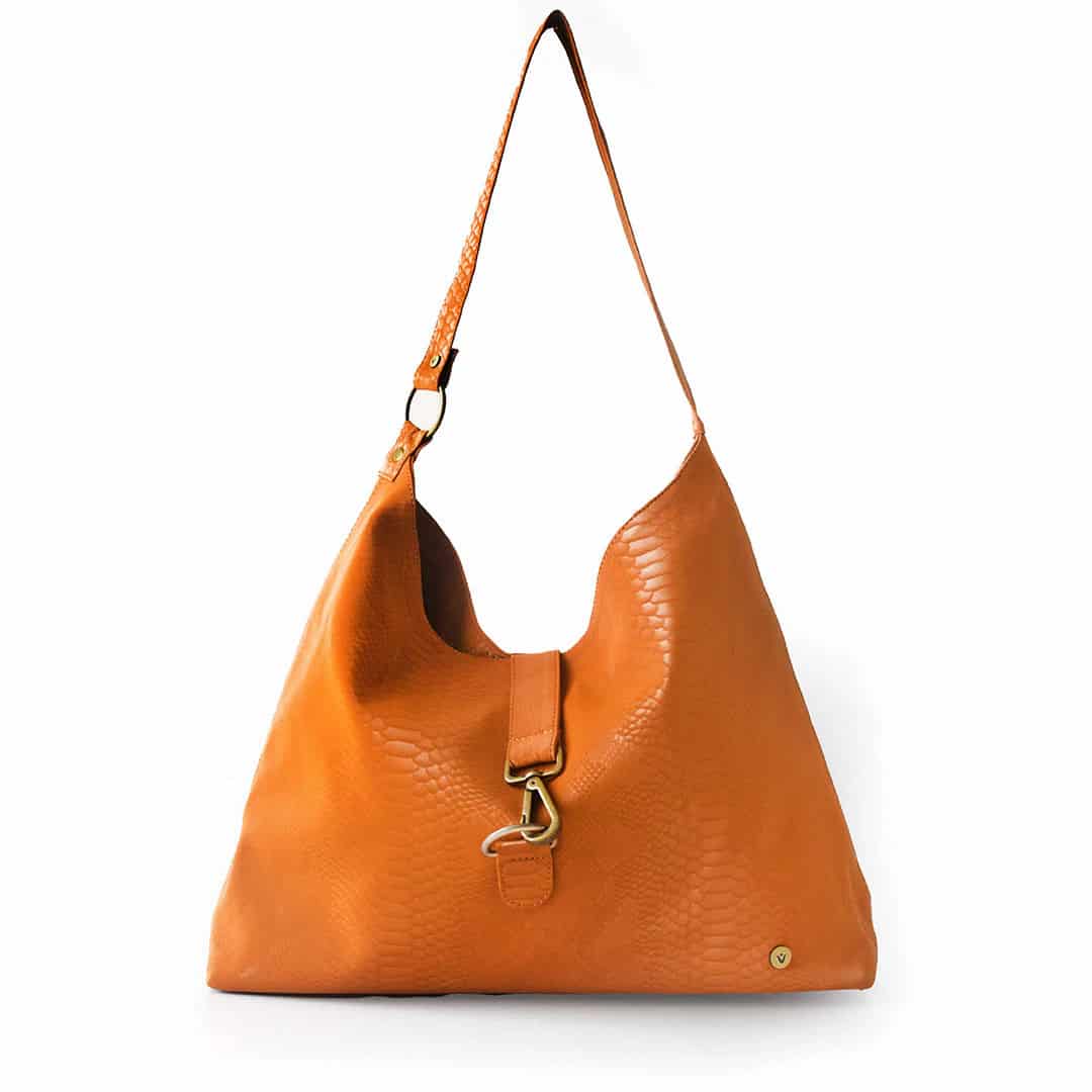 Cartera para mujer Badminton camel con broche Cobra Noir - miniatura 1
