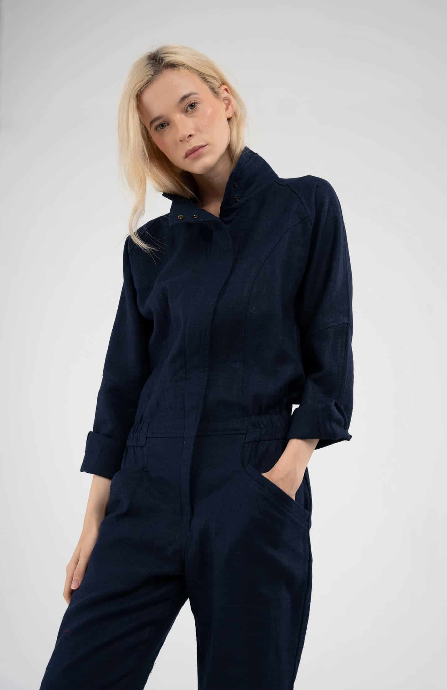The Ramie Utility Jumpsuit - miniatura 2