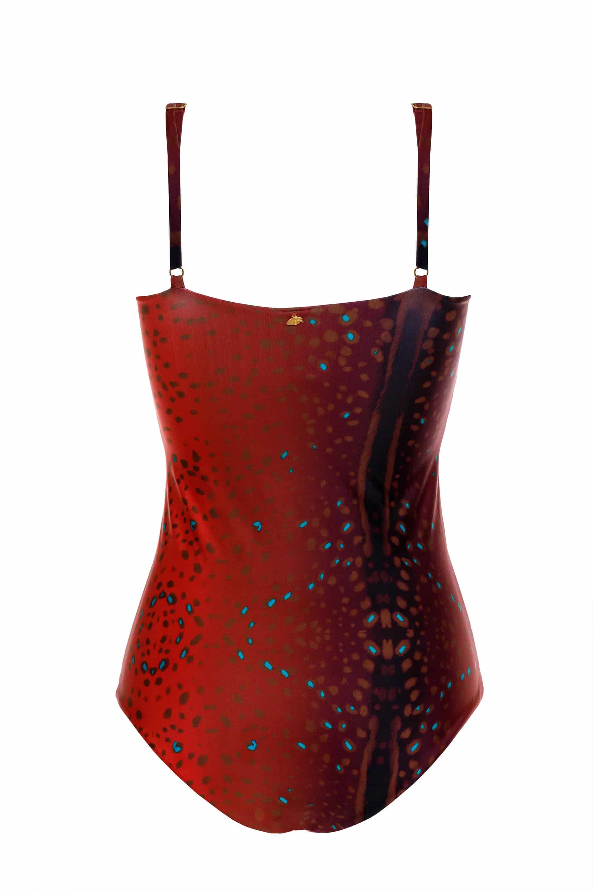 Entero Strapless Bambi Rojo - miniatura 3