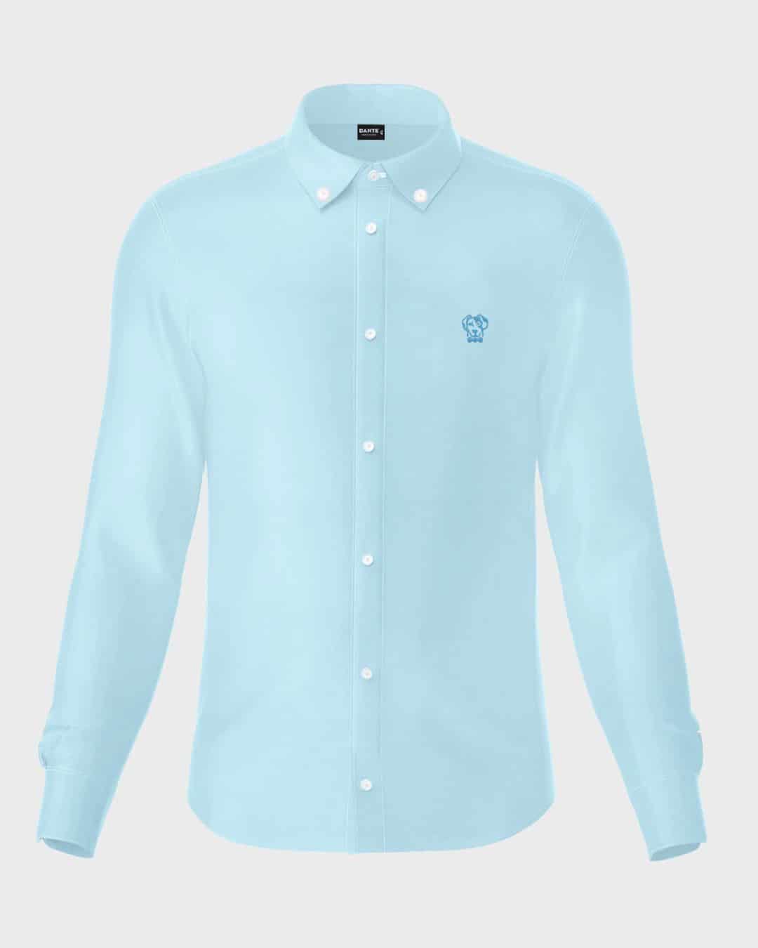 Camisa Antimanchas Popelina Baby Blue - miniatura 5