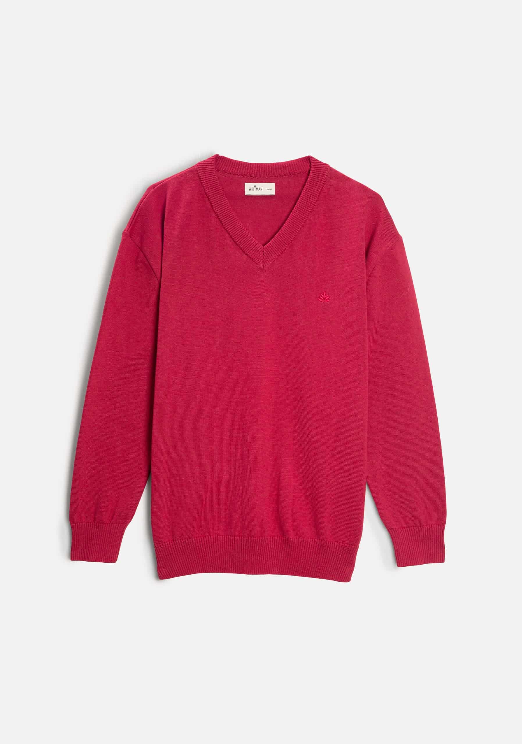 Saco H Newark Cuello V Rojo Cereza - miniatura 1