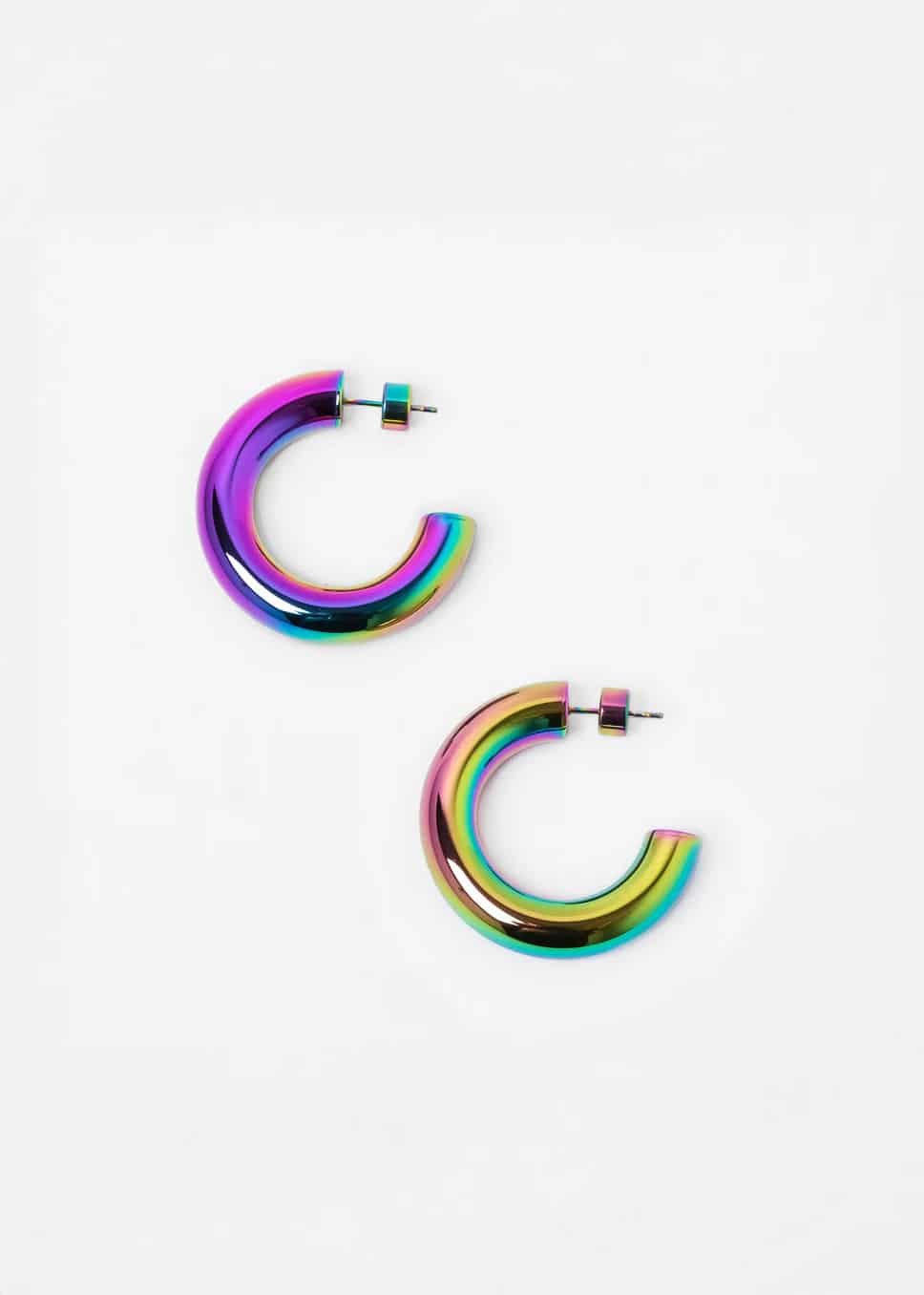 Menik Hoops Plateado - miniatura 3