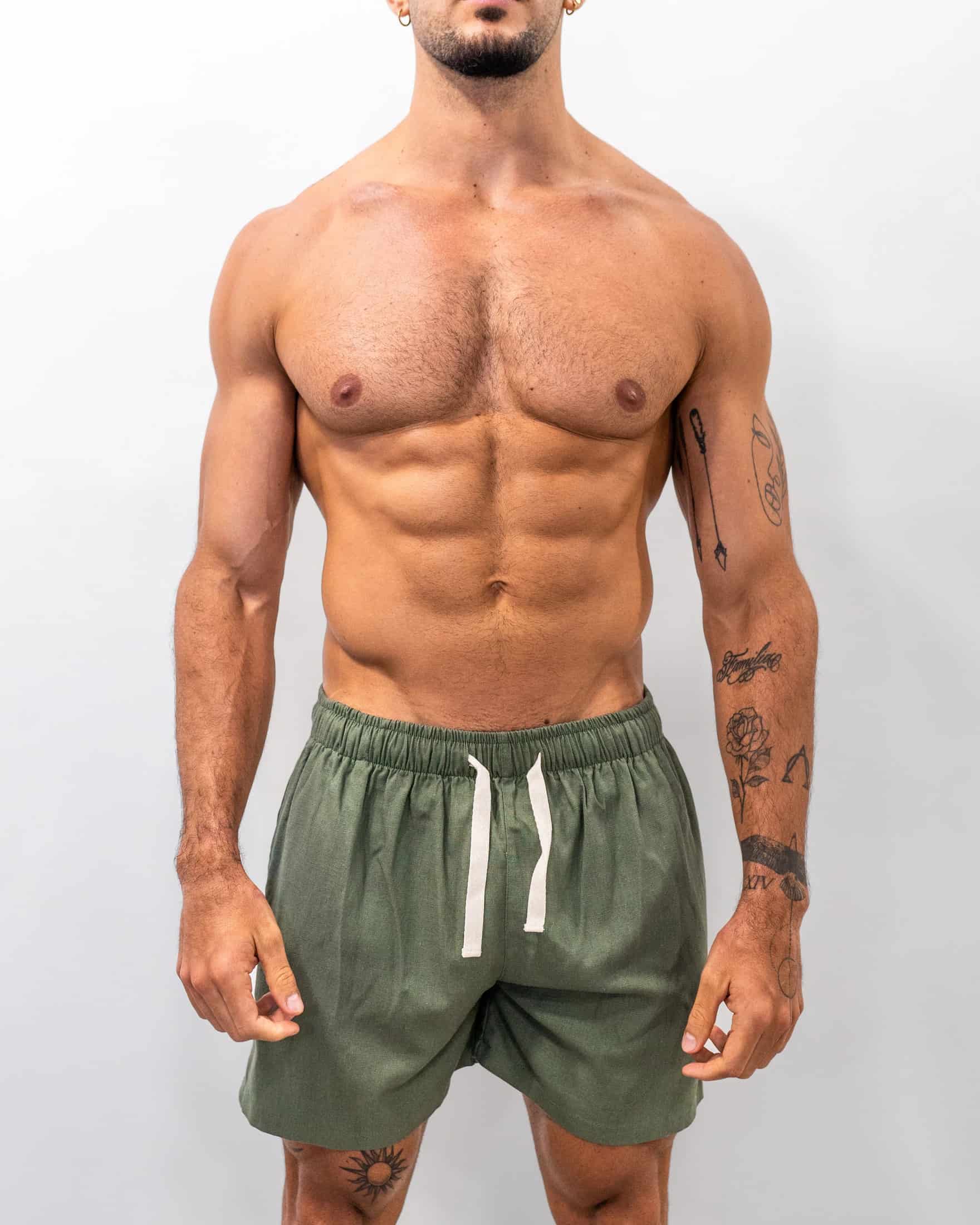 Short Lino Sage - miniatura 1