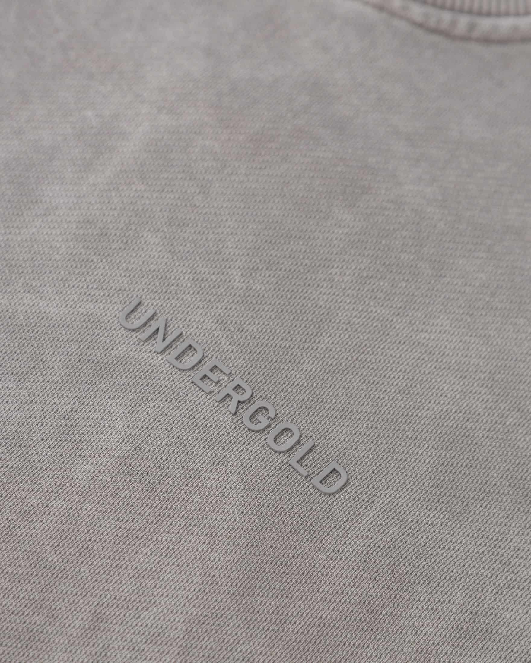 Line Logo Crewneck Washed Gray - miniatura 6