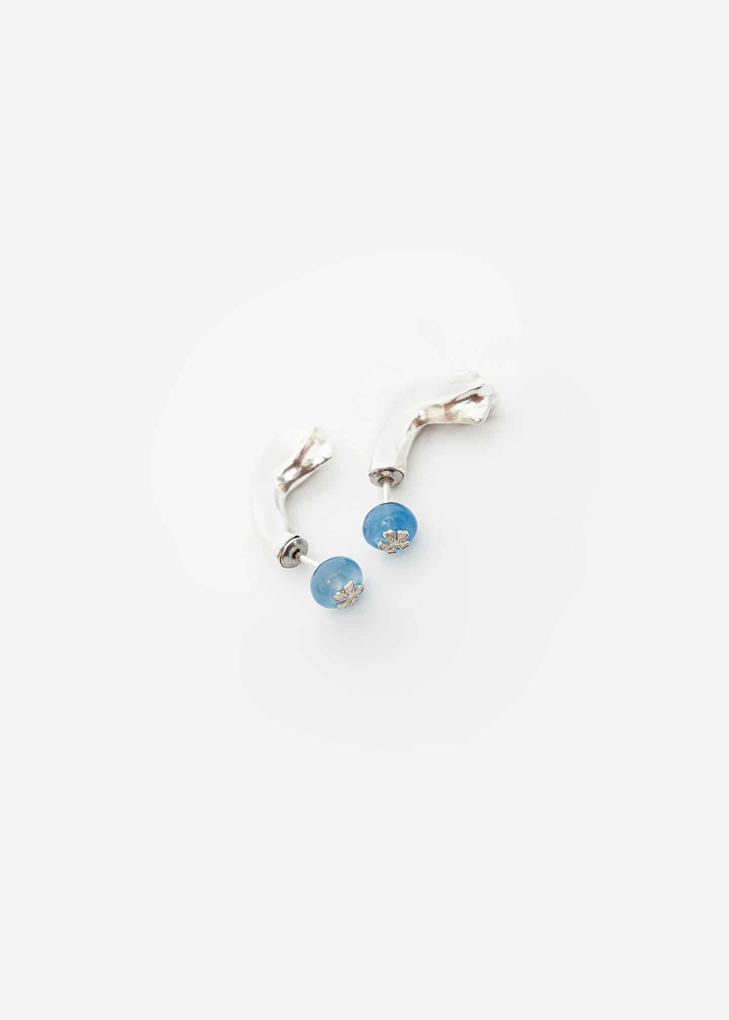 Mini Petal Curve Back Plata - miniatura 3