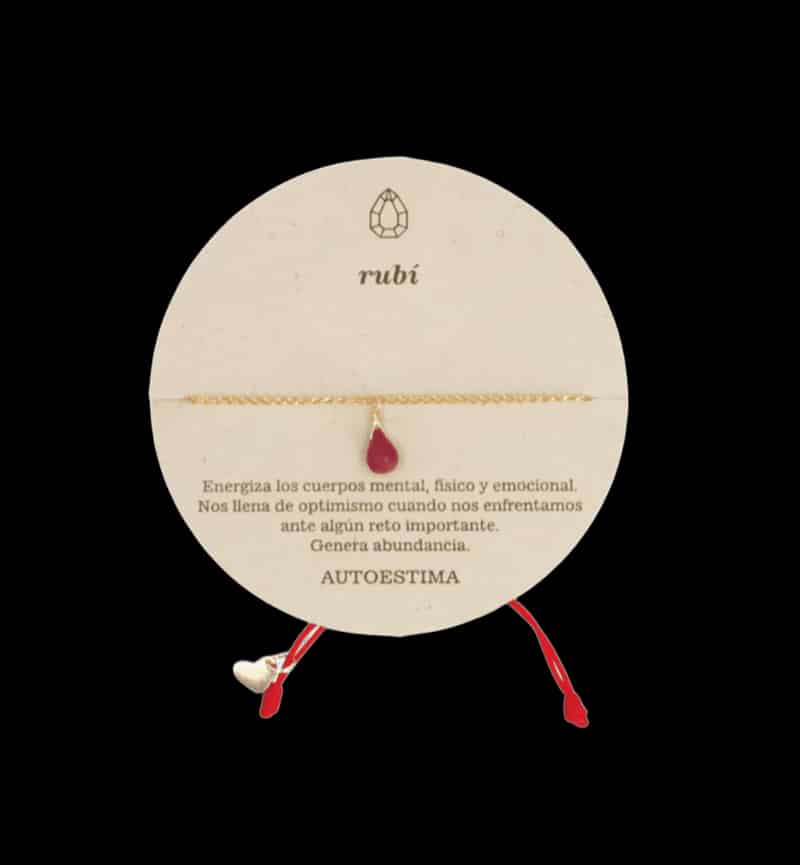 Pulsera Dorada Rubi - miniatura 1