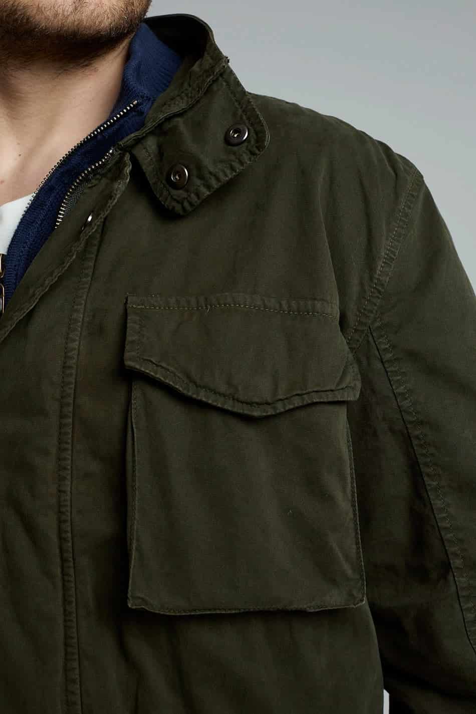 Chaqueta Cargo Verde Militar - miniatura 5