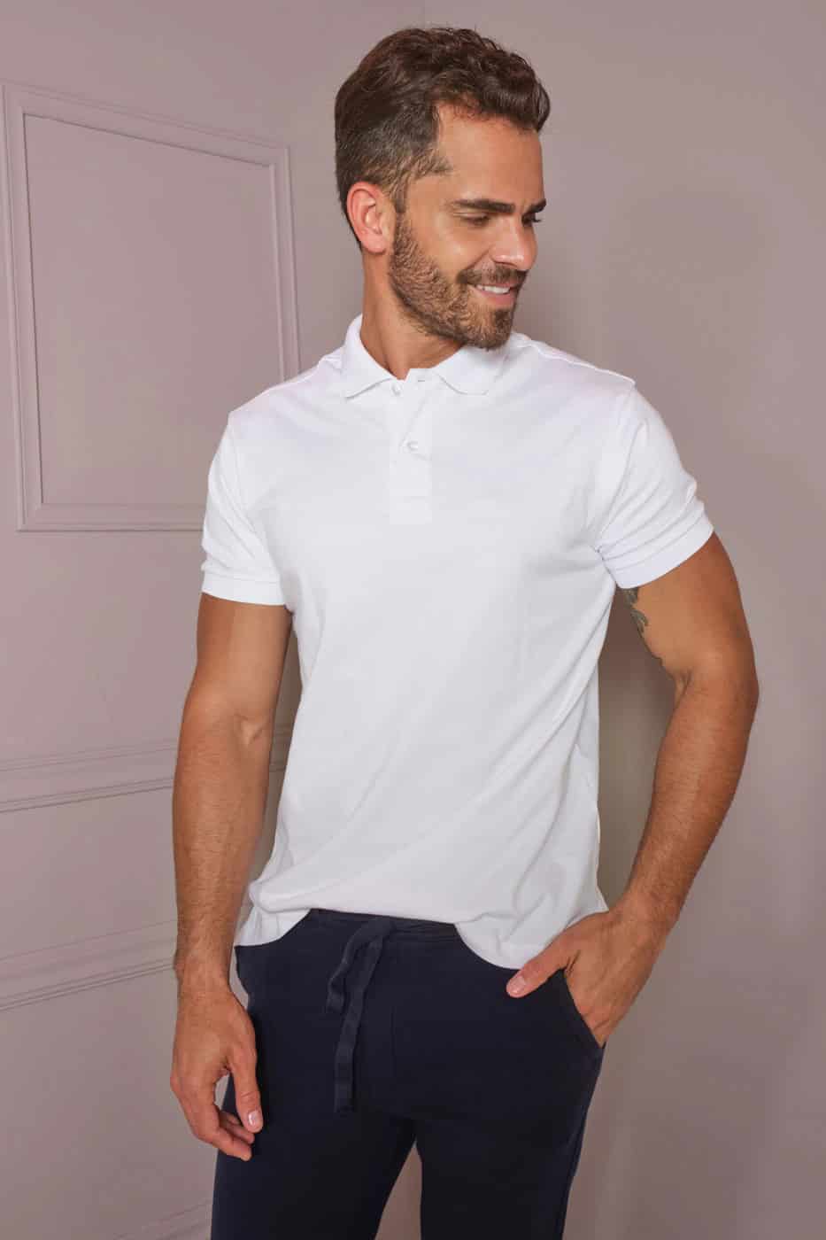 Camiseta Polo Blanco - miniatura 1