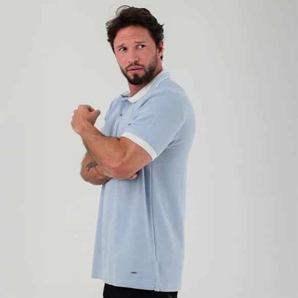 SUETER TIPO POLO MODA HOMBRE - miniatura 3