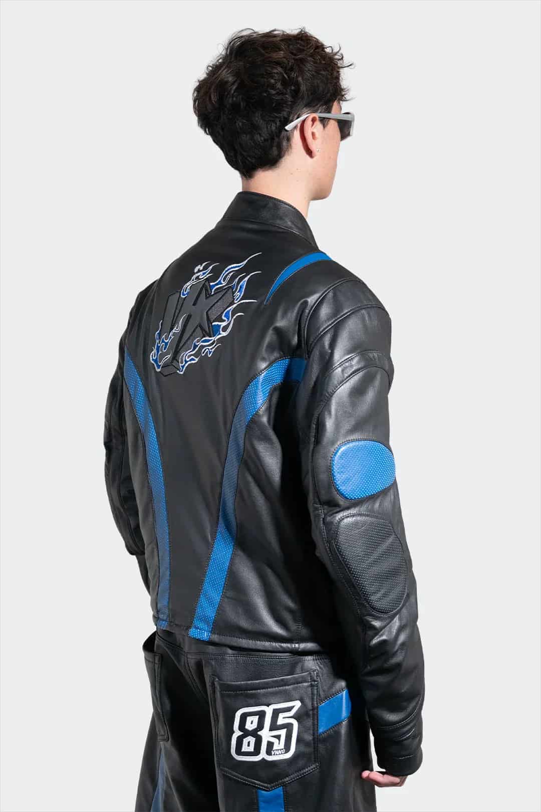 VENENO CHAQUETA CUERO BIKER GO FASTER - miniatura 4