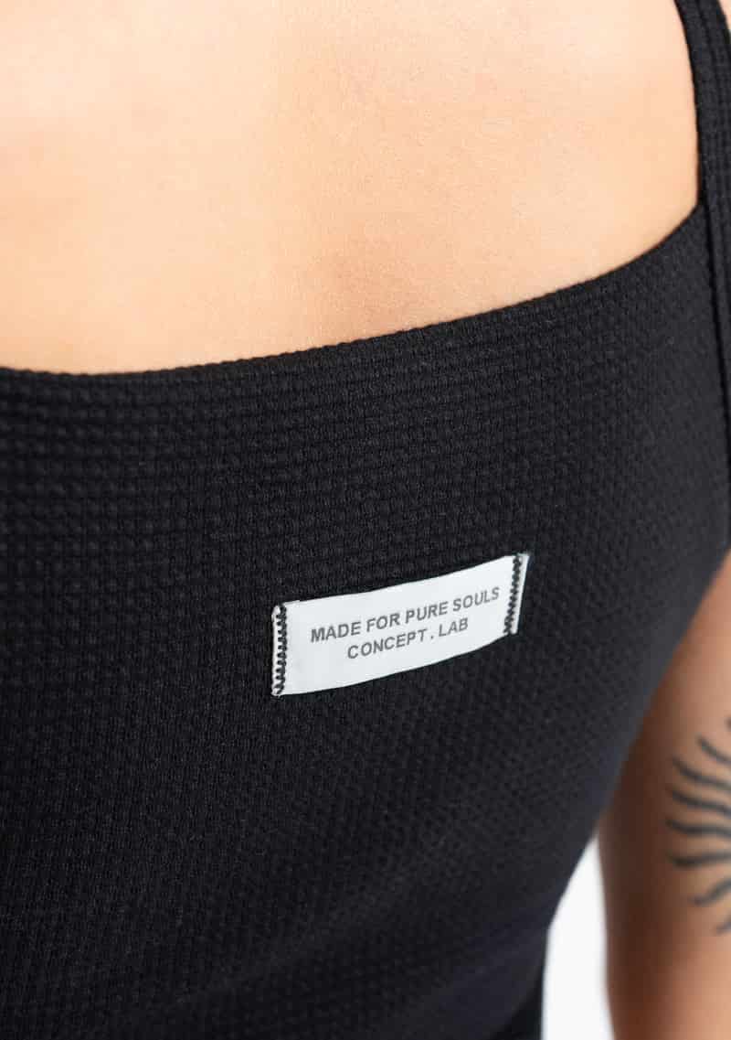 Monclair black crop top - miniatura 12