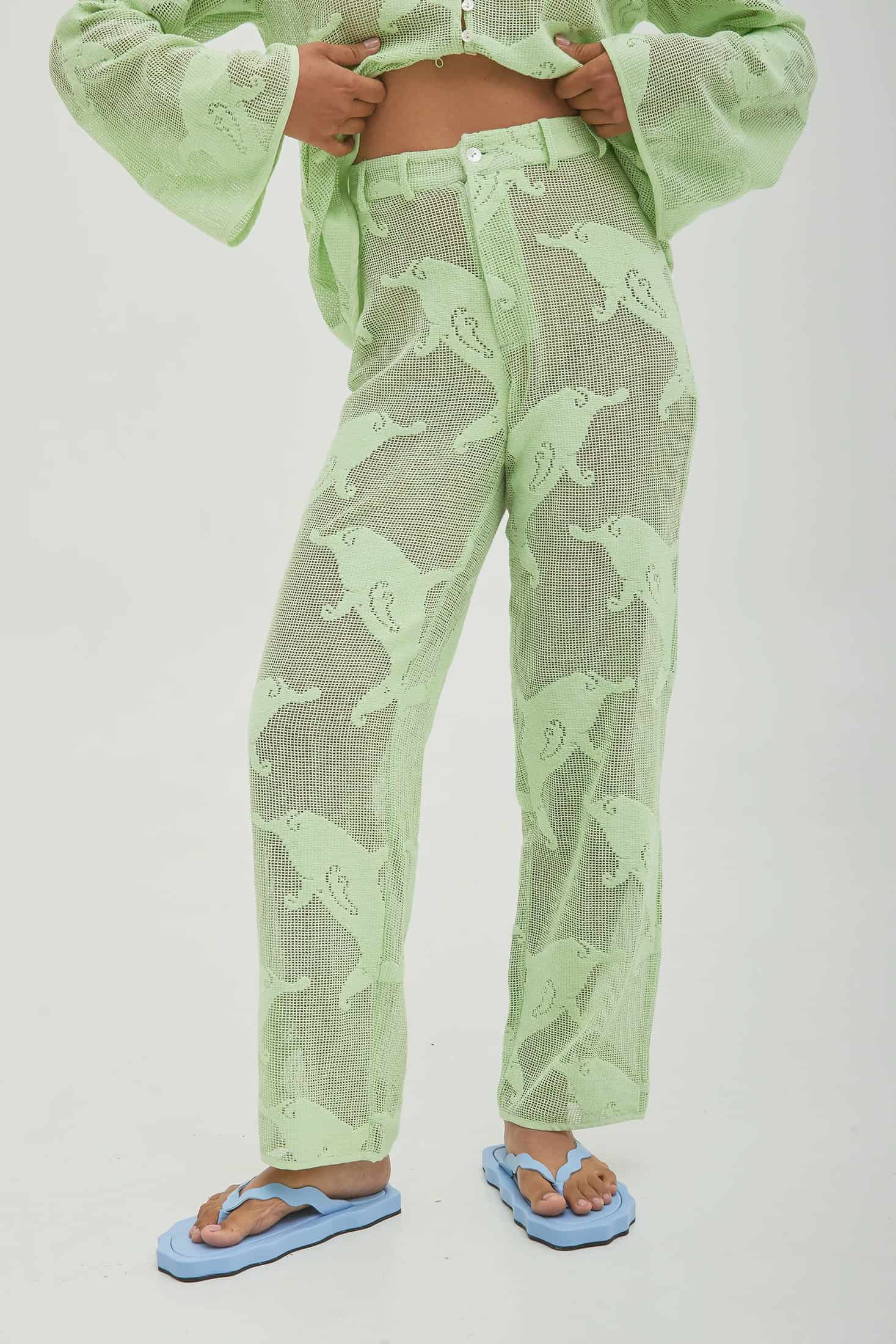Pant Dolphins Verde - miniatura 2